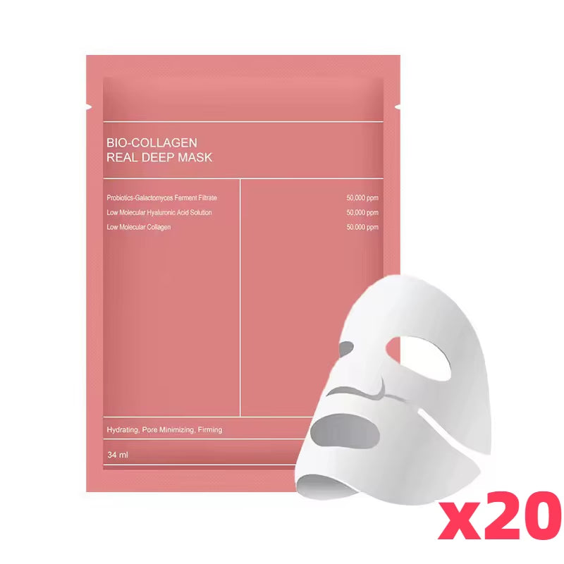 Revitalize Your Skin Overnight with Bio Collagen Face Mask - Deep Hydrating & Brightening Moisturizer