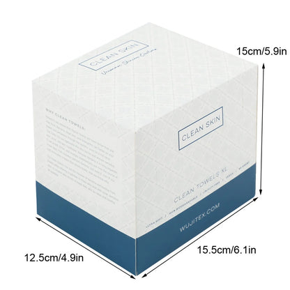 Experience Luxurious Cleanliness with Soft & Comfortable Disposable Face Towels - Perfect Wipes for Home and Travel (Available in 1, 2, or 4 Packs)