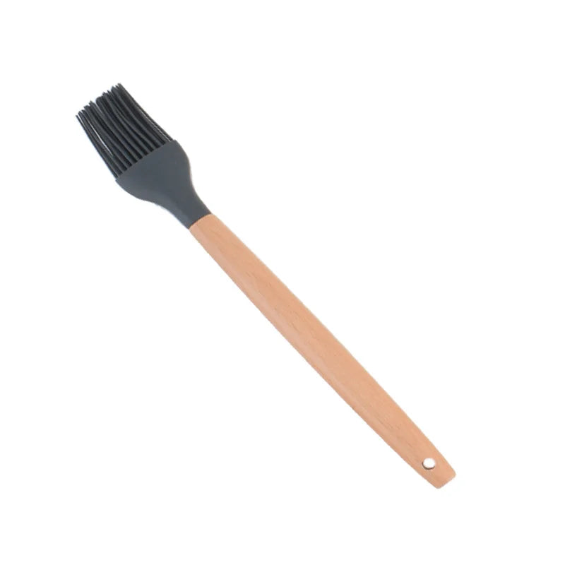 Ultimate Premium Silicone Cooking Utensils Set - Complete Heat Resistant Kitchen Tools for Effortless Cooking and Baking, including Turner, Tongs, Spatula, Spoon, Brush, and Whisk (Model JT888)