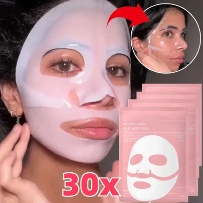 Revitalize Your Skin Overnight with Bio Collagen Face Mask - Deep Hydrating & Brightening Moisturizer